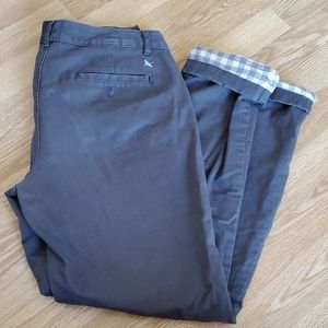 Eddie Bauer flannel lined dress pants